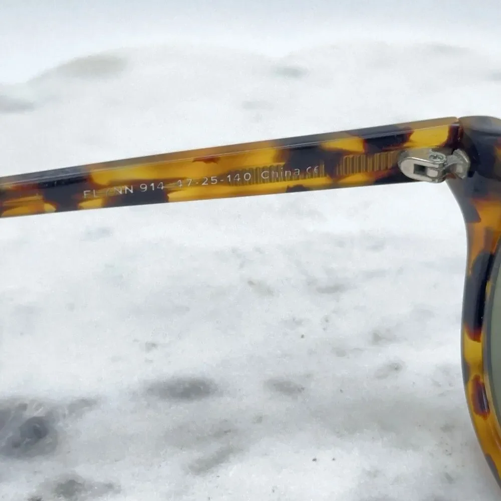 Warby Parker Flynn 914 Brown Tortoise Round Sun/Eyeglasses Frames 47-25-140